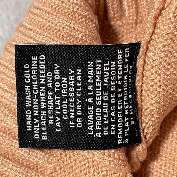 Premies Sweater Womens Small Tan Cable Knit Cozy Jumper - Picture 5 of 8